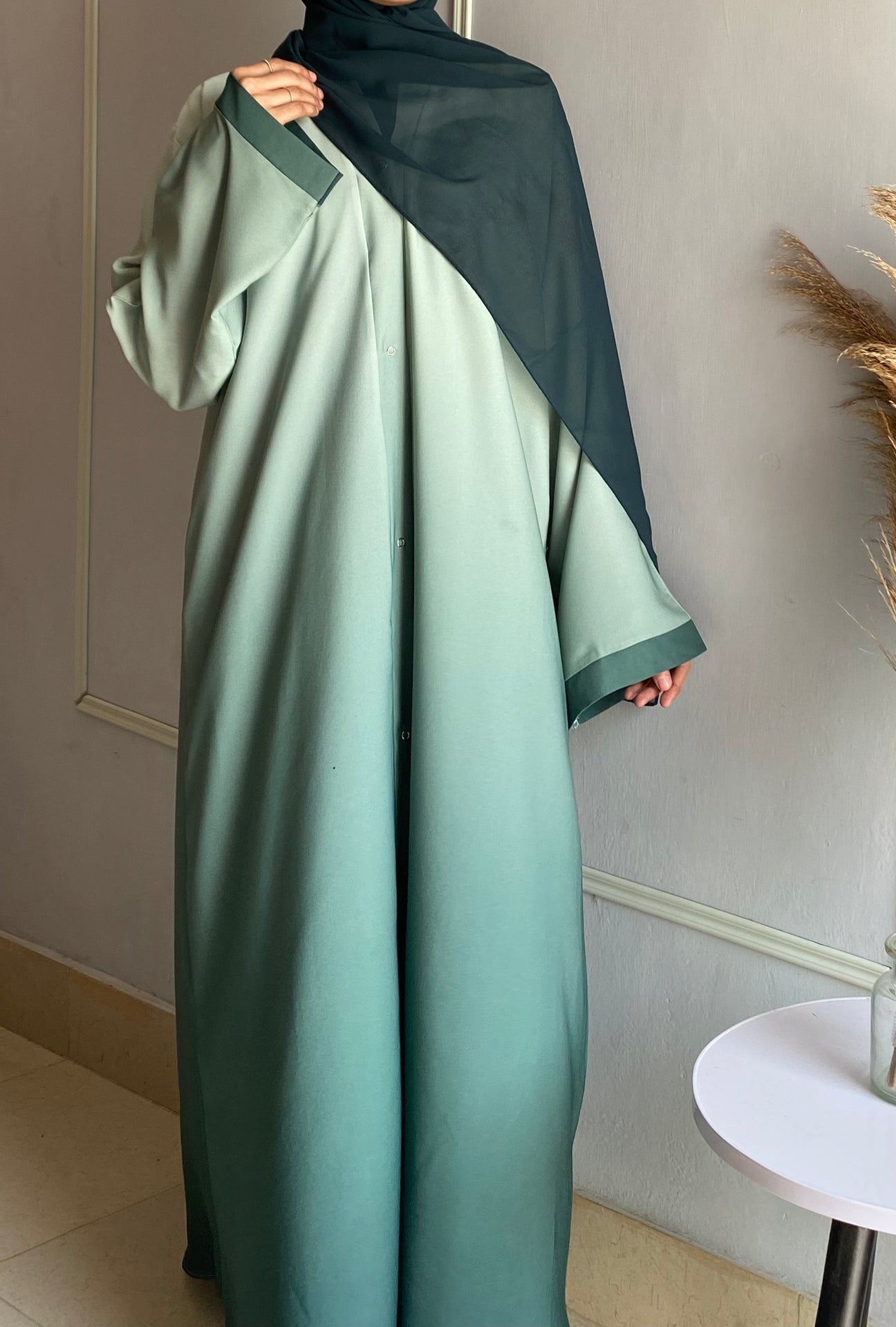 Ombre Tie-Dye Abaya
