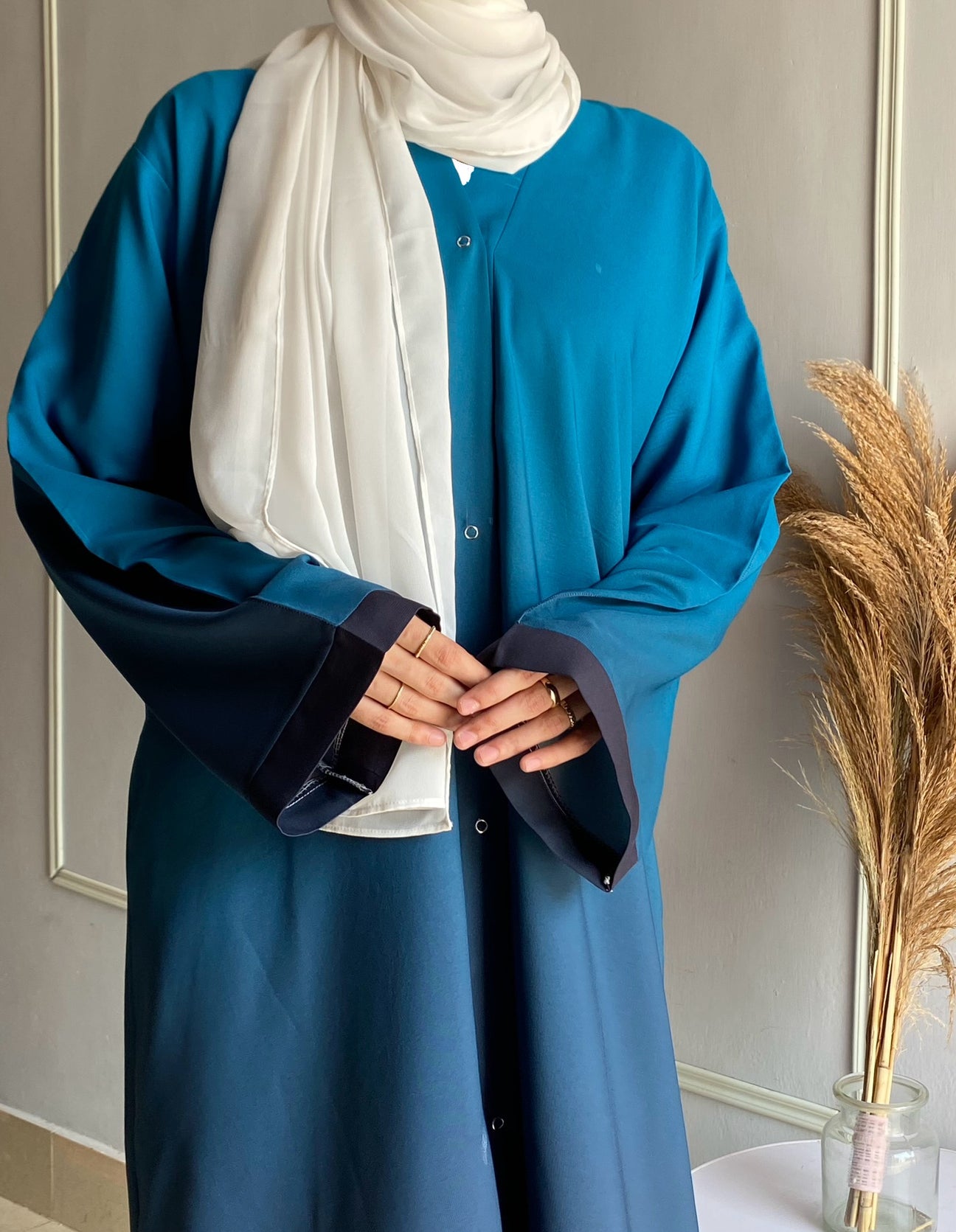Ombre Tie-Dye Abaya
