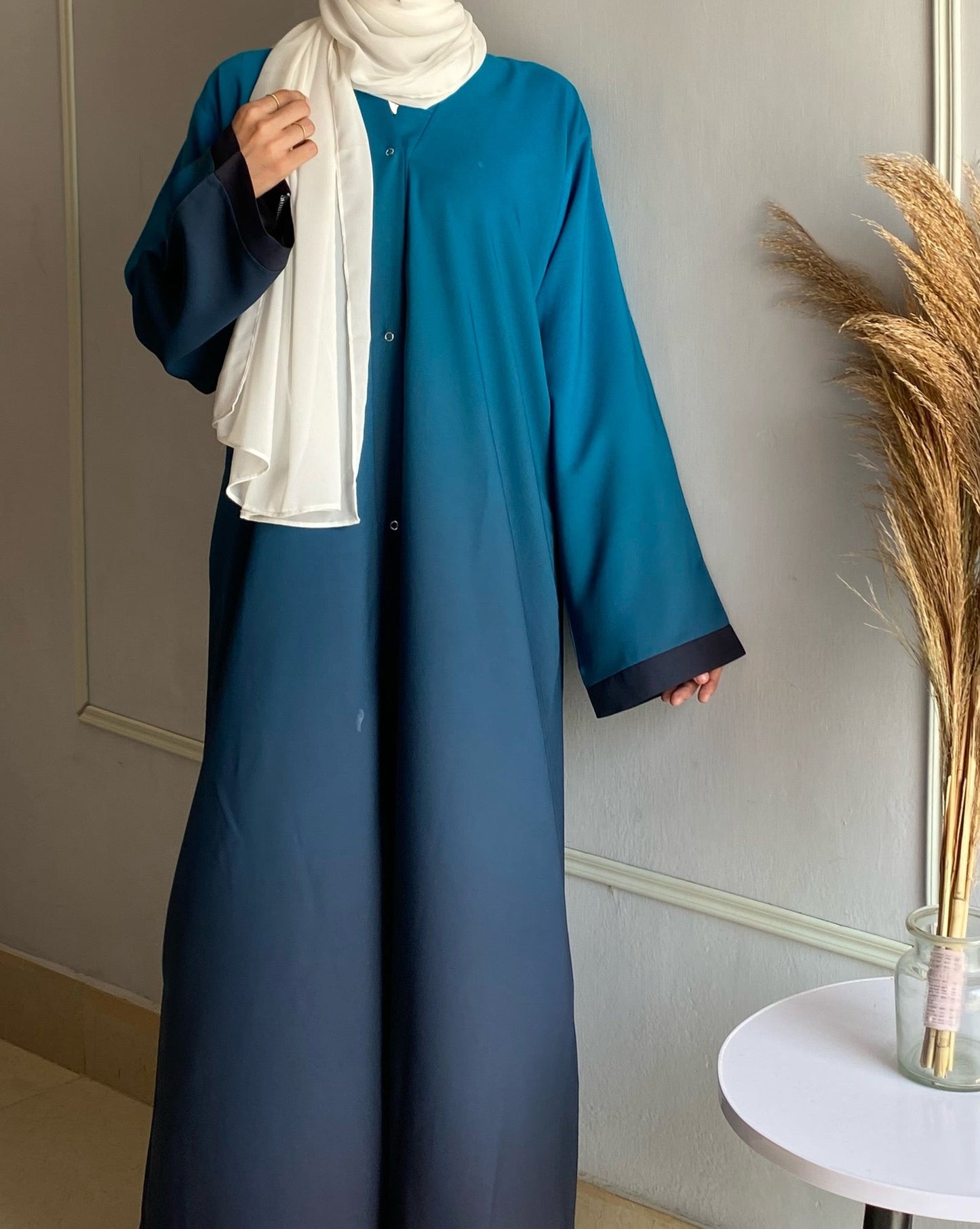 Ombre Tie-Dye Abaya